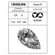 бриллиант огранки груша арт.: B03177-1