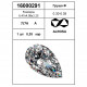 Бриллиант огранки груша арт.: B03577A-1