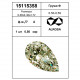 Бриллиант огранки груша арт.: B050F7-1